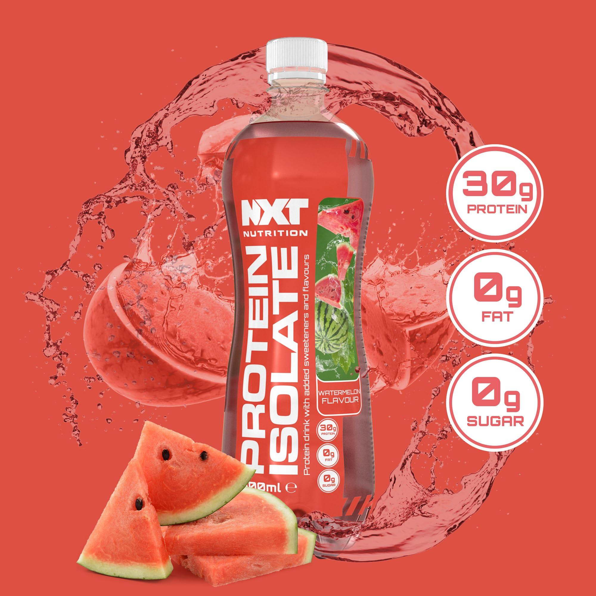 NXT Nutrition NXT Beef Protein Isolate - 12x500ml | Muscle Building & Recovery | Alternative to Whey | 30g Protein | Ready to Drink | Watermelon