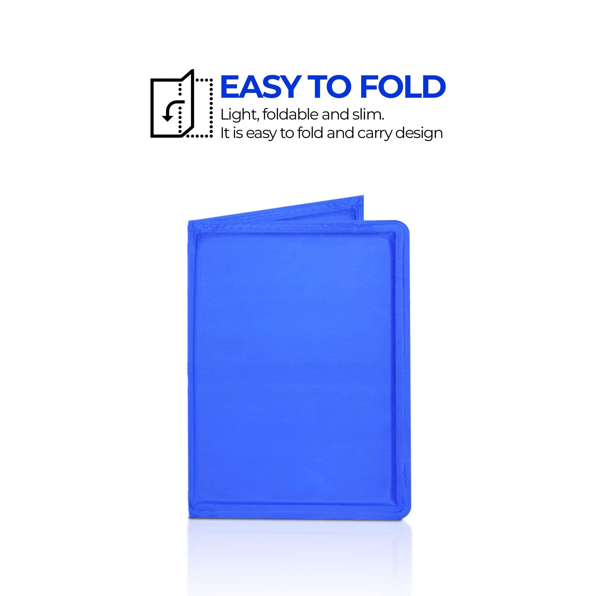 ShopHut ShopHut Cooling Pillow Pads with Magic Gel Cushion can be placed on Pillows, Mattress, Under feet, Car Seat for Headache, Fever, Night Sweats & Cool Pillows Sleeping [40 x 30 cm] (Pack of 1)