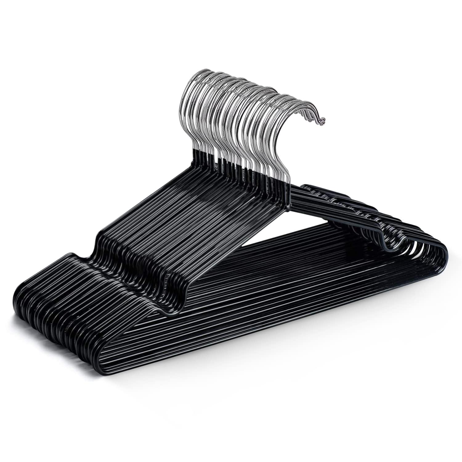 Vileda Vileda Turbo Microfibre Mop And Bucket Set, Spin Mop For Cleaning Floors, Set Of 1x Mop And 1x Bucke & KEPLIN 20 Pack Premium Rubber Coated Metal Hangers - Heavy DutY