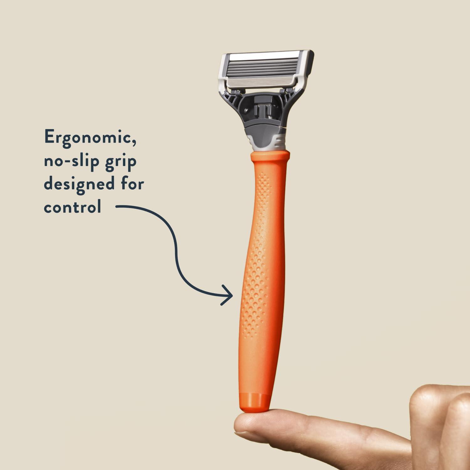 Harry\'s Harry\'s Men\'s Razor Set, Razor + 5 Razor Blades + Shaving Cream, Harry\'s Razor Blade Refills use 5 Blade Design for Smoother Shaving, Travel Size Men\'s Shave Cream Formulated with Aloe