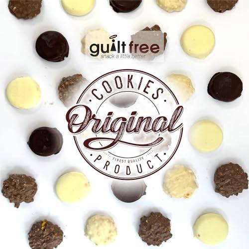 guilt free GuiltFree Sugar Free Cookies 128g No Added Sugar Biscuits Sugar Free Cookie Biscuit Keto for Diabetic Friendly Gift Hamper Basket Box Collection (Cookies & Cream)