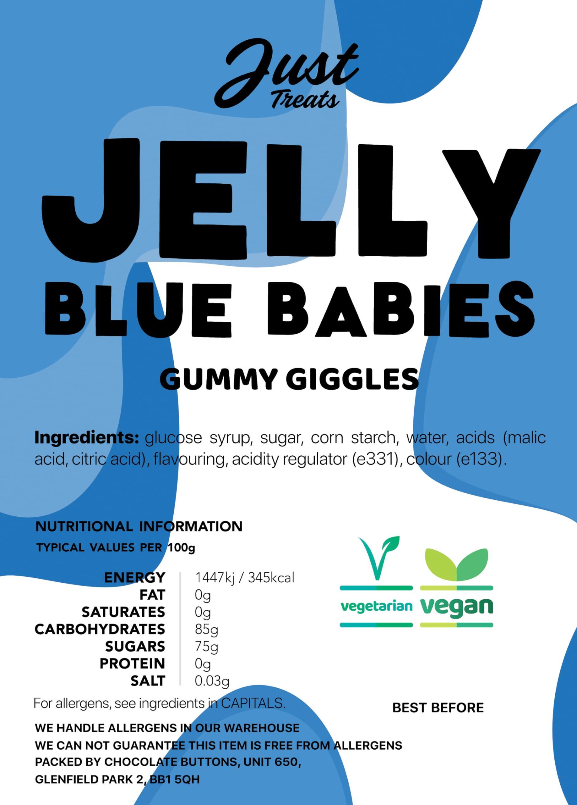 Just Treats Just Treats Jelly Blue Babies (1kg Party Bag)