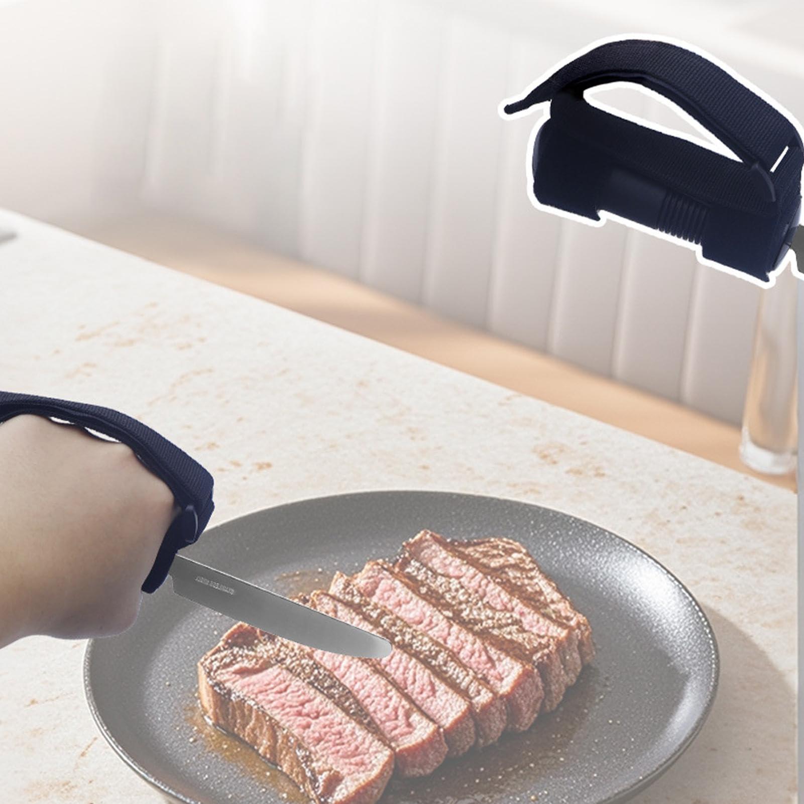 FreshCart Basics Adaptive Utensils,3X Adaptive Utensils for Elderly Eating | Stainless Steel Spoon Fork Set, Adaptive Eating Flatware for Muscle Weakness, Disability