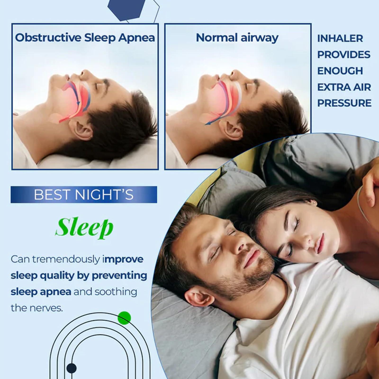 EasPowest Zakdavi Sleep Apnea Inhaler, Reduce Airway Obstruction And Improve Breathing (3 Pcs)