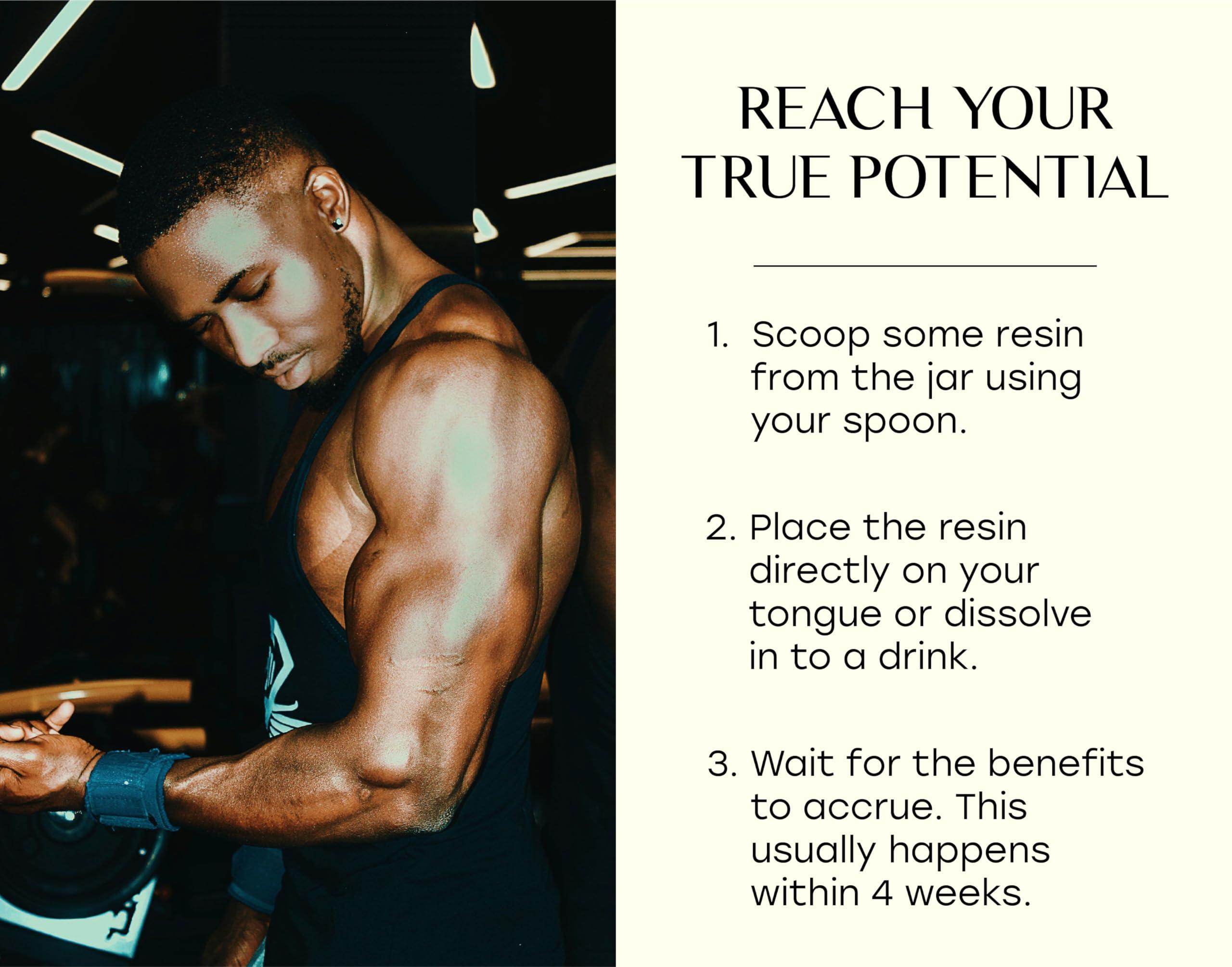 UNTANAS Altai Shilajit Resin - 50g Pure Shilajit - Gold Grade Shilajit - 6 Months Supply - for Vitality & Mental Clarity - Authentic Extraction Method - Fulvic Acid + Humic Minerals