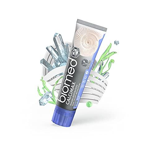 BIOMED Biomed Superwhite Natural Coconut Toothpaste, Tropical Flavour - 100 g (Pack of 3) & Calcimax Natural Toothpaste with Calcium for Enamel Restoration and Cavity Protection, Mint - 100 g (Pack of 1)