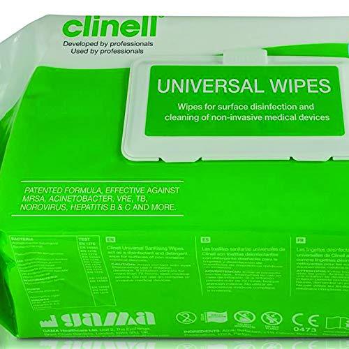 NRS Healthcare NRS Healthcare Clinell Antibacterial Hygiene Wipes x 200 Pack