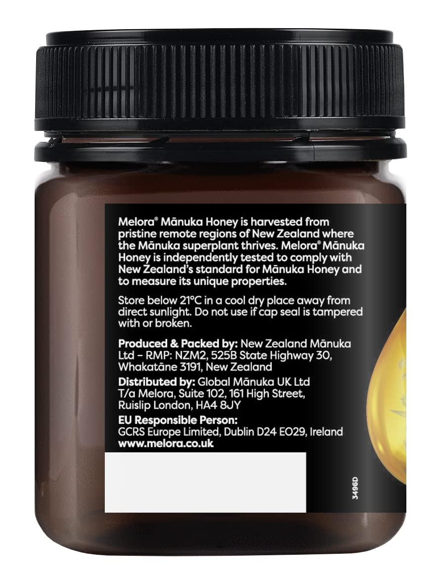 Melora Melora Genuine Manuka Honey - 850 MGO, 250g - 20+ UMF - 100% Pure & Traceable High Strength Manuka from New Zealand
