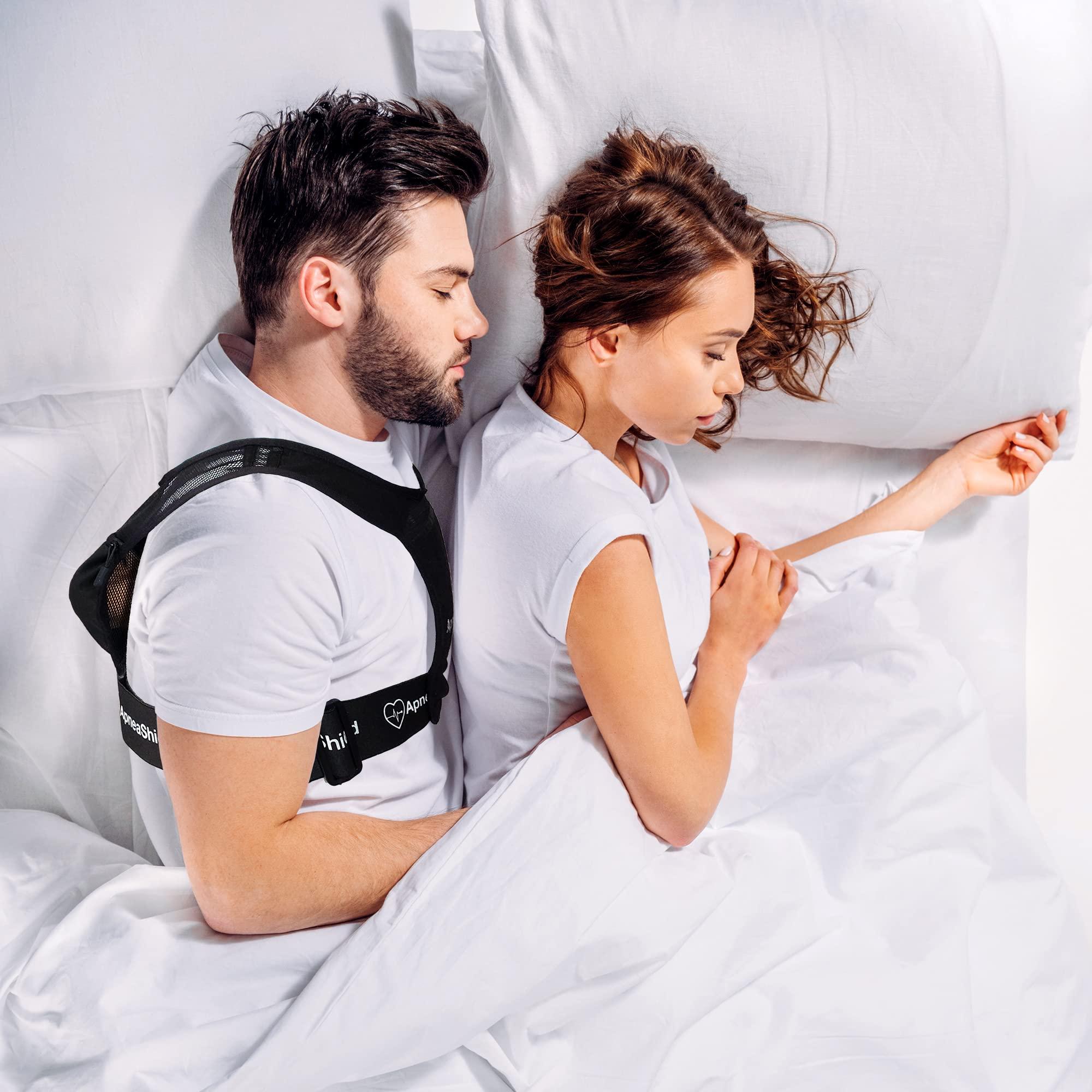 ApneaShield ApneaShield - Sleep Position Trainer for Sleeping On Your Side | Snore Stopper | Anti Snoring Solution | Lightweight, Comfortable, Effective in Reducing Supine Sleep Time