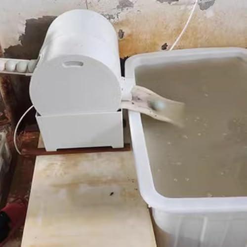 forplubossmmp Auto Household Egg Cleaner Wash Machine | Brush Roller Egg Washing Machine | Egg Brushing Machine for Commercial 2300 Eggs/hour | For Cleaning Chicken Duck Goose Eggs 180W