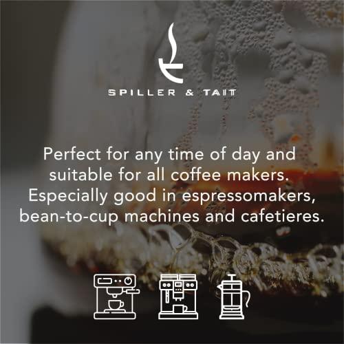 Spiller & Tait Spiller & Tait Signature Blend - Ground Coffee 500g Bag – Multi Award Winning - Roasted in Small Batches in the UK – Suitable for Filter/Aeropress/Cafetiere