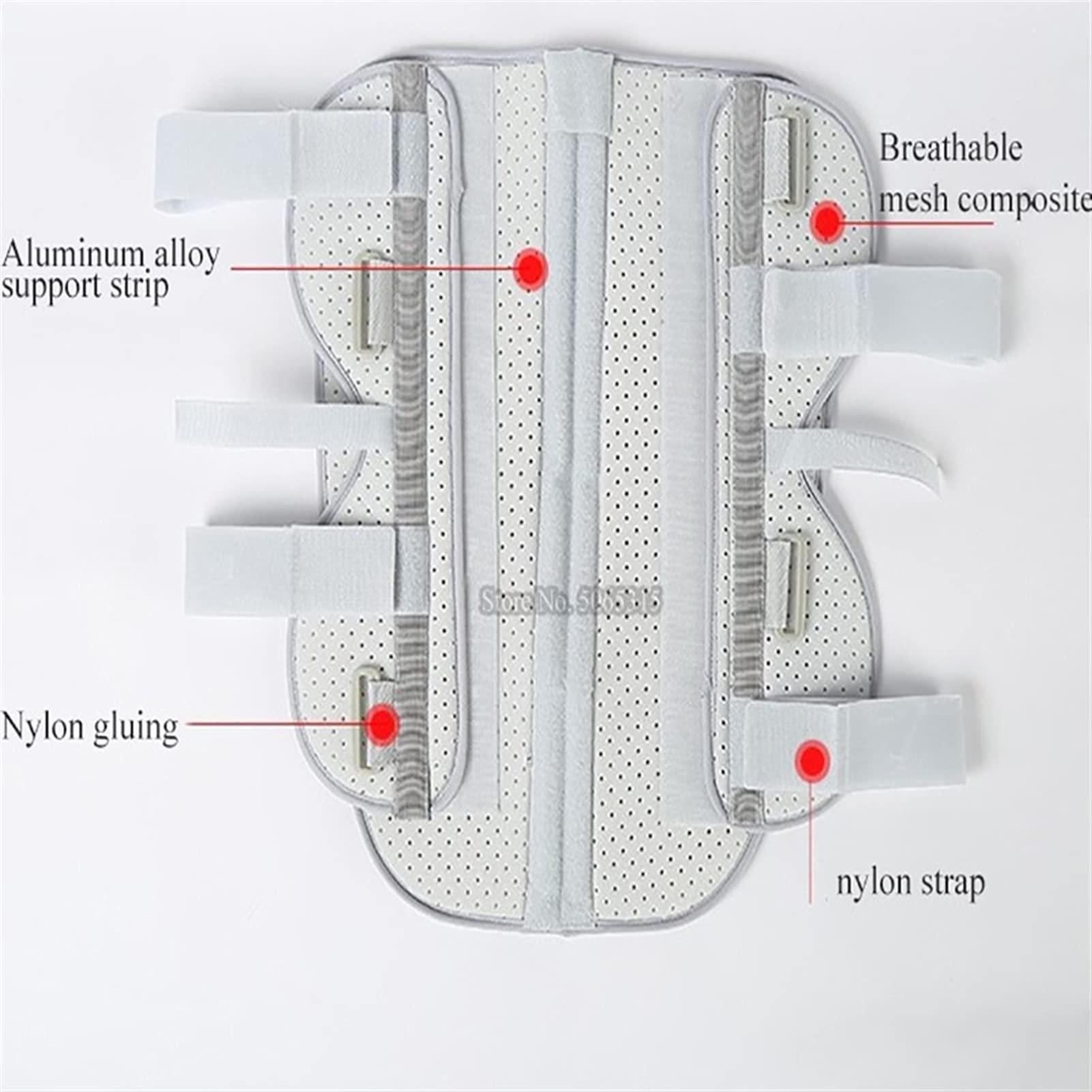 PWABAF Leg Immobilizer Knee Brace Support Knee Fixed Splint Leg Fracture Splint Knee & Leg Brace Posture Corrector Fractures (Color : Large)
