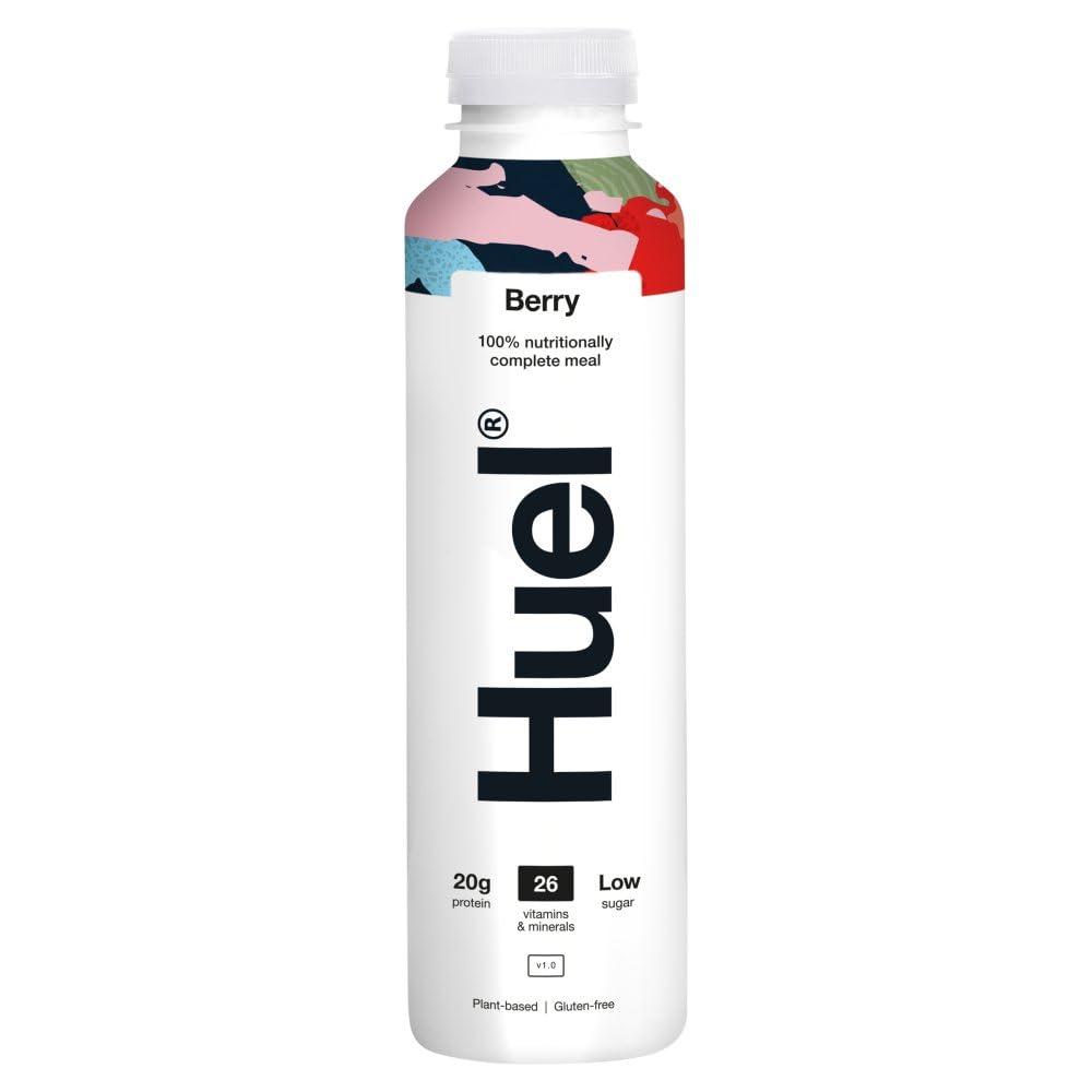 Huel Huel 500ml Variety Pack Ready To Drink Nutritionally Complete Meal Flavours Inc. Chocolate, Vanilla, Banana, Berry, Salted Caramel, Strawberries & Cream (Pack of 6)