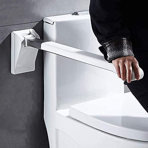 GzxLaY Wall Mounted Grab Rails Foldable Drop Down Toilet Rail Support, Flip-Up Bathroom Grab Bar, Toilet Arms Handicap Assist Medical Accessories