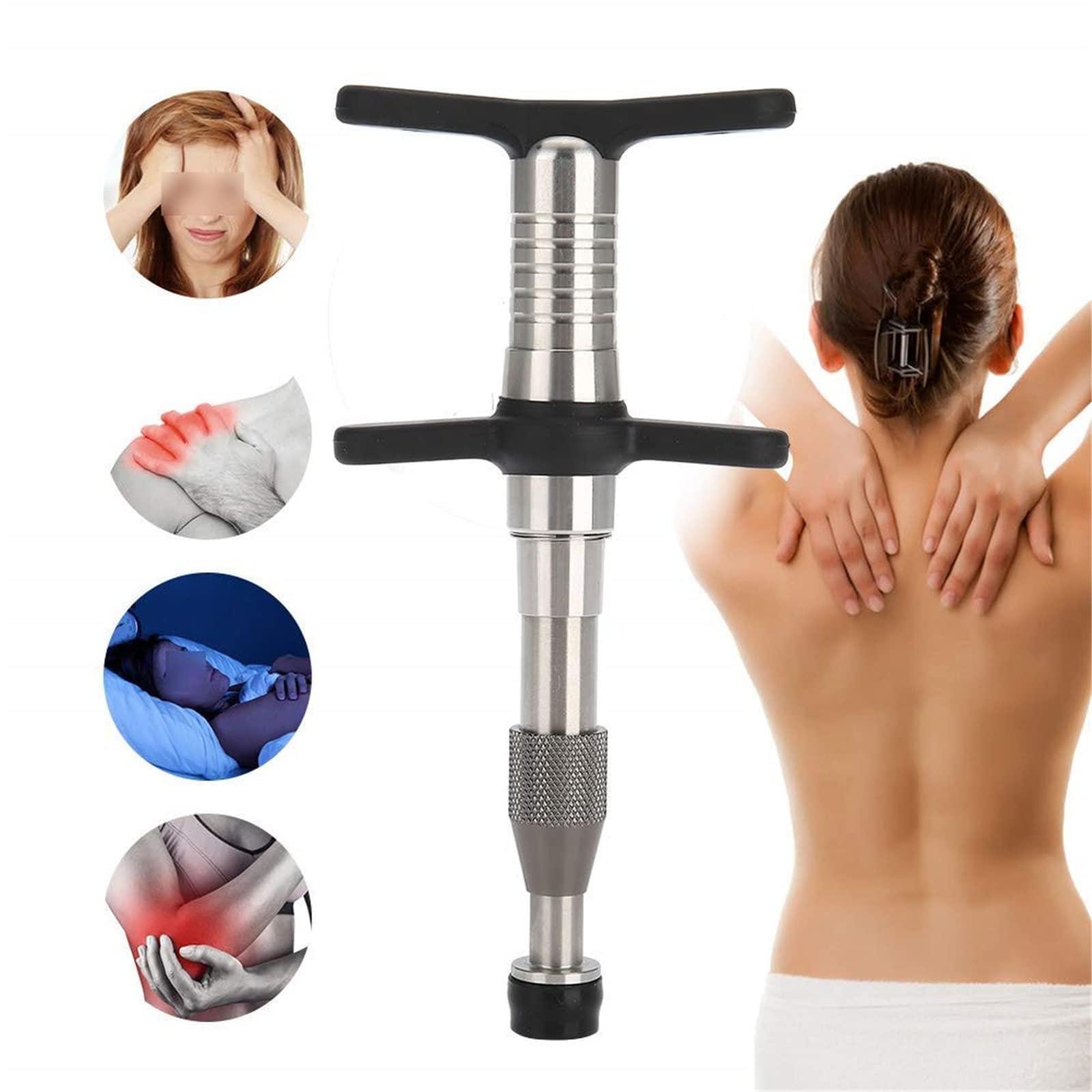 HEAXIY HEAXIY Manual Chiropractic Adjusting Tool, Chiropractic Spine Adjusting Corrector Tool, Back Massage Care Tool for Scoliosis Thoracic Spond