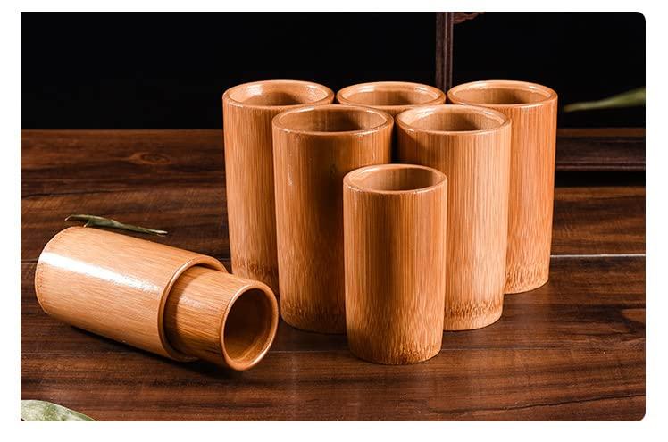Ecoodisk Ecoodisk 20pcs Boiled Bamboo Massage Cupping Set Carbonized Bamboo For Traditional Vacuum Cupping Acupuncture Fire Therapy Tools