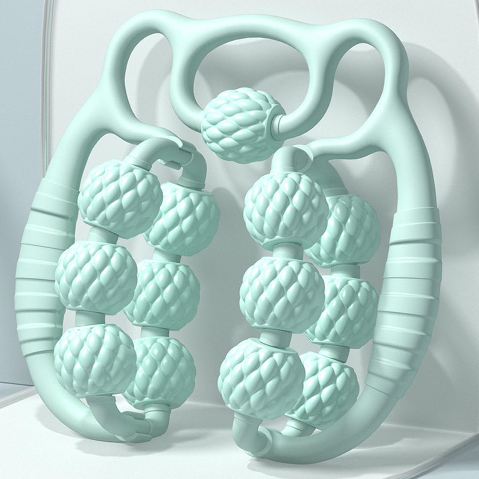 Wpsagek Wpsagek Leg Roller - Double-Row Ring Leg Massager - Body Massage Tools, Muscle Roller, Deep Tissue Massager, Hand Roller for Muscle Soreness, Stiffness and Tightness