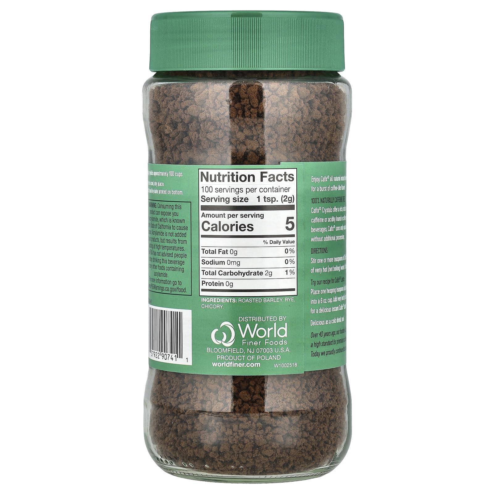 Cafix Cafix, All Natural Instant Beverage Crystals, Caffeine Free, 7.05 oz (200 g)