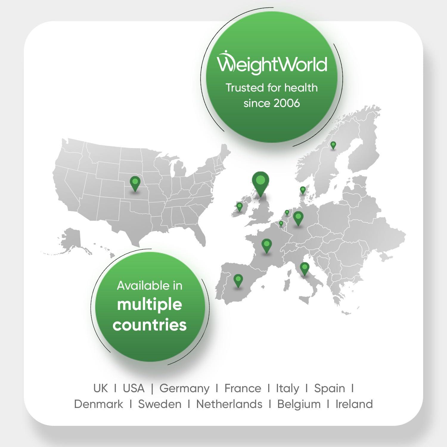 WeightWorld Magnesium Glycinate with Vitamin B6-1420mg Pure Magnesium Bisglycinate Powder Capsules - 180 Magnesium Bisglycinate Capsules - 3 Months Supply - High-Strength Magnesium Supplements