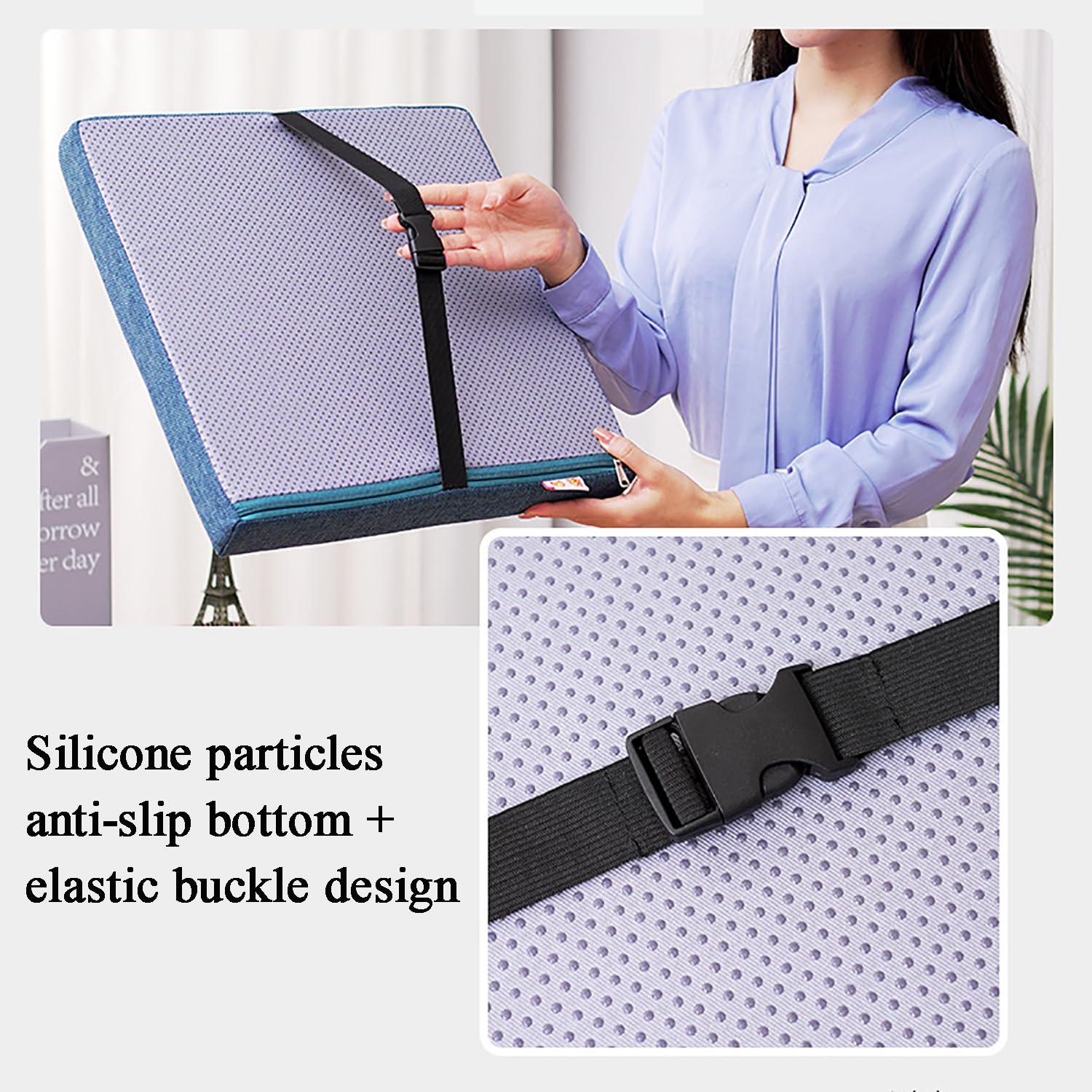 CZSHEYDOKI Thicked Seat Cushion, Shock Absorption Comfort Square Seat Pad, Office Chairs Recliner Wheelchair Car Seat Booster Cushion Dining chair cushions, For The Elderly, Post-Operative and Pregnancy