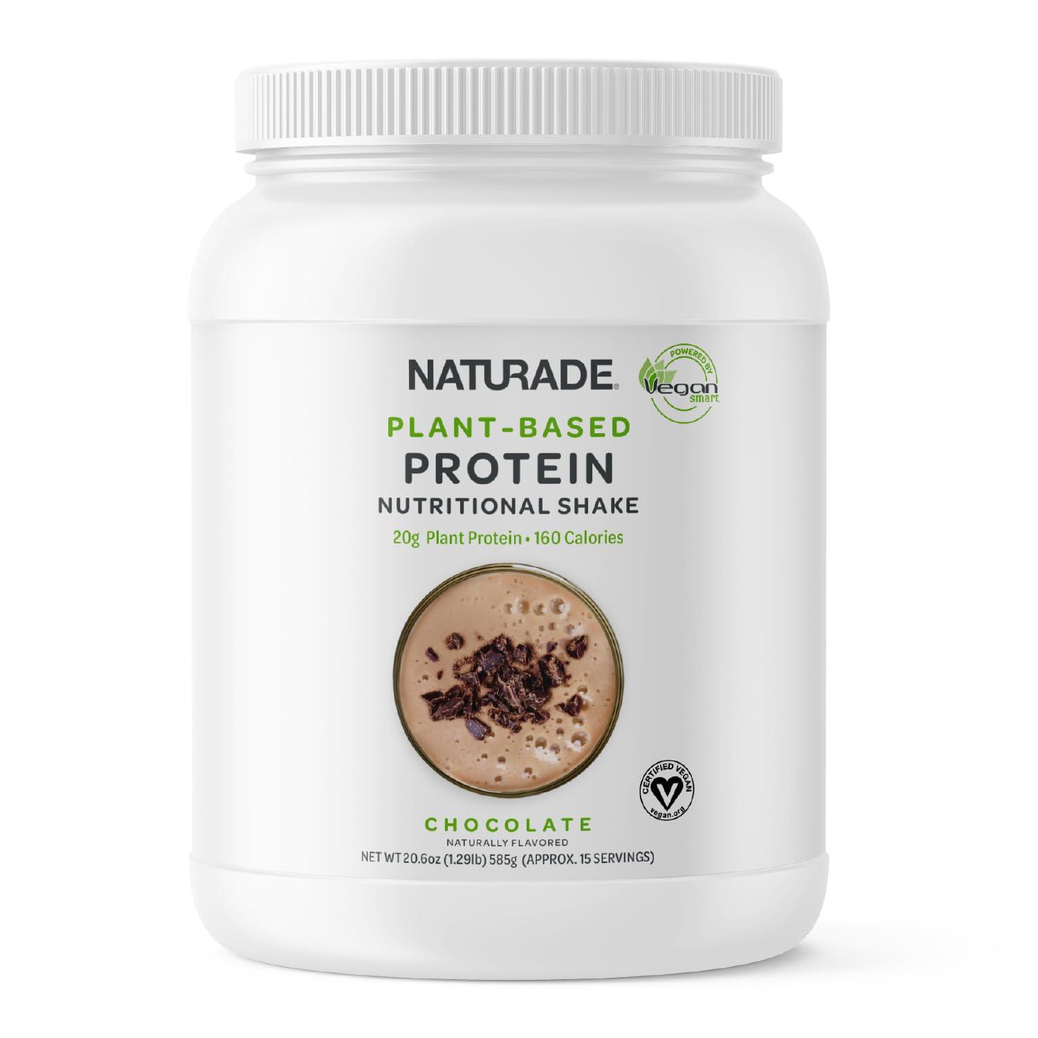 Vegansmart Naturade Plant Based VeganSmart Vegan Pea Protein - Chocolate - 20.6 oz