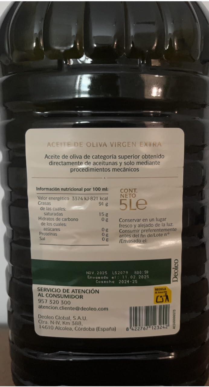 Hojiblanca Hojiblanca, Olive Oil (Extra Virgin) - 5L.