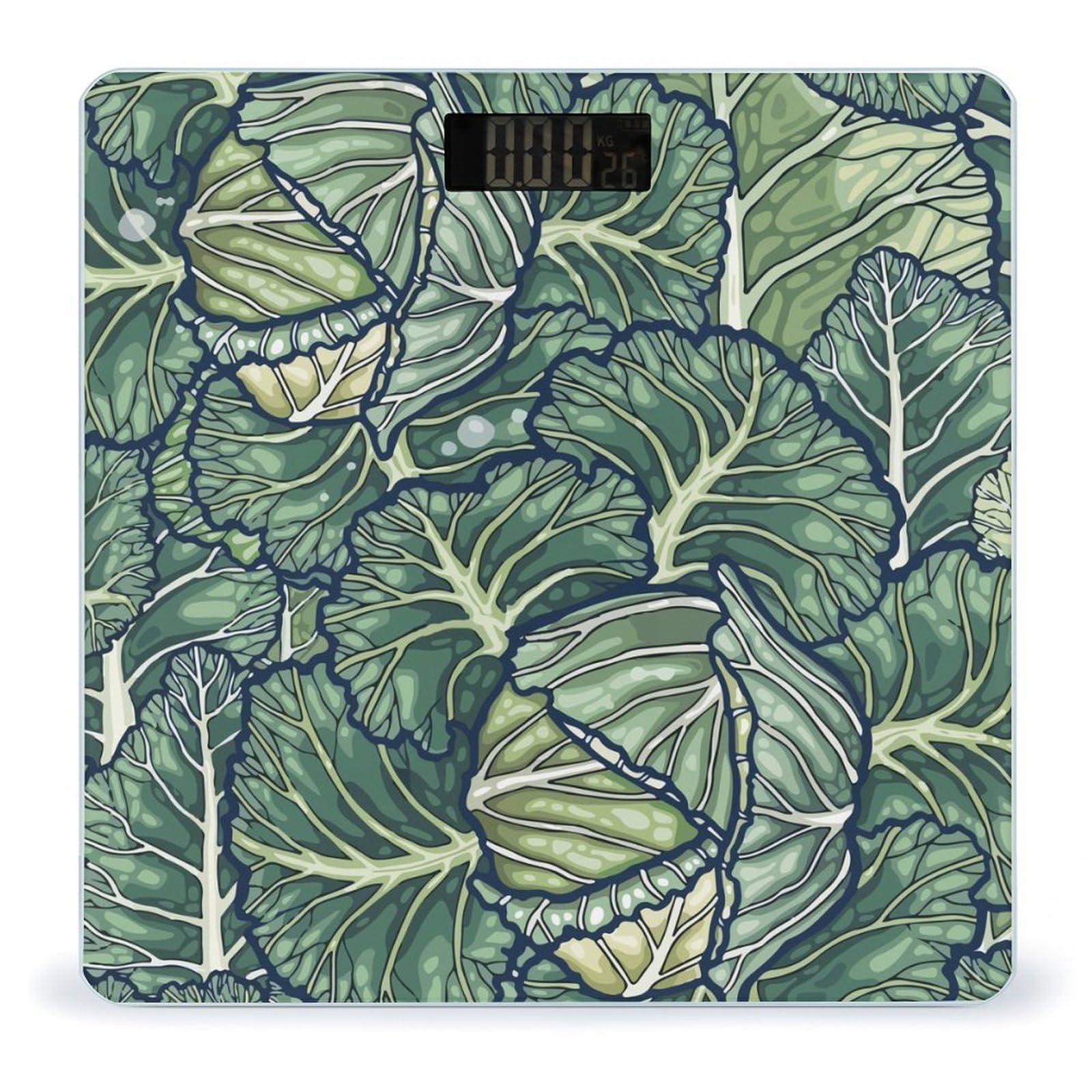 Generic044 Vegetable Cabbage Fashion Weight Scale LCD Display Digital Scales For Body Weight Fit Bathroom Office Gym