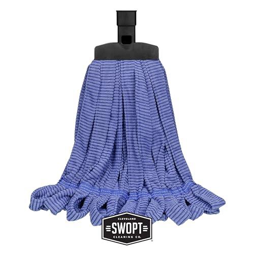 SWOPT SWOPT Microfiber Mop Head Microfiber Dust Mop Head for Use on Wood, Laminate and Tile Floors, Lint Free Cleaning Head Only, Handle Sold Separately, 5111C6