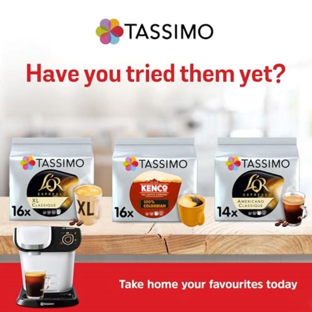 Tassimo Tassimo Kenco Americano Grande XL Coffee Pods x16 (Pack of 5, Total 80 Drinks)
