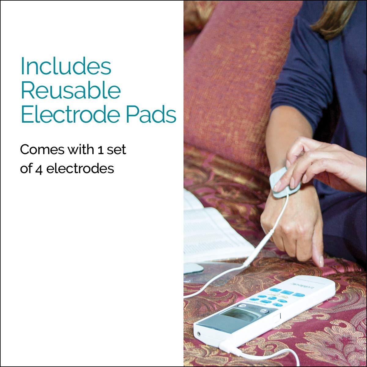 truMedic truMedic TENS Unit Electronic Pulse Massager 2\" x 7.75\" x .75\" White/Color Buttons