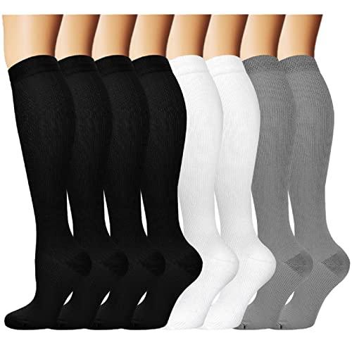 Iseasoo Iseasoo Copper Compression Socks For Men & Women Circulation-Best For Running Hiking Cycling 15-20 mmHg