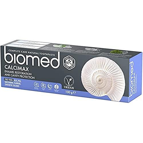BIOMED Biomed Superwhite Natural Coconut Toothpaste, Tropical Flavour - 100 g (Pack of 3) & Calcimax Natural Toothpaste with Calcium for Enamel Restoration and Cavity Protection, Mint - 100 g (Pack of 1)