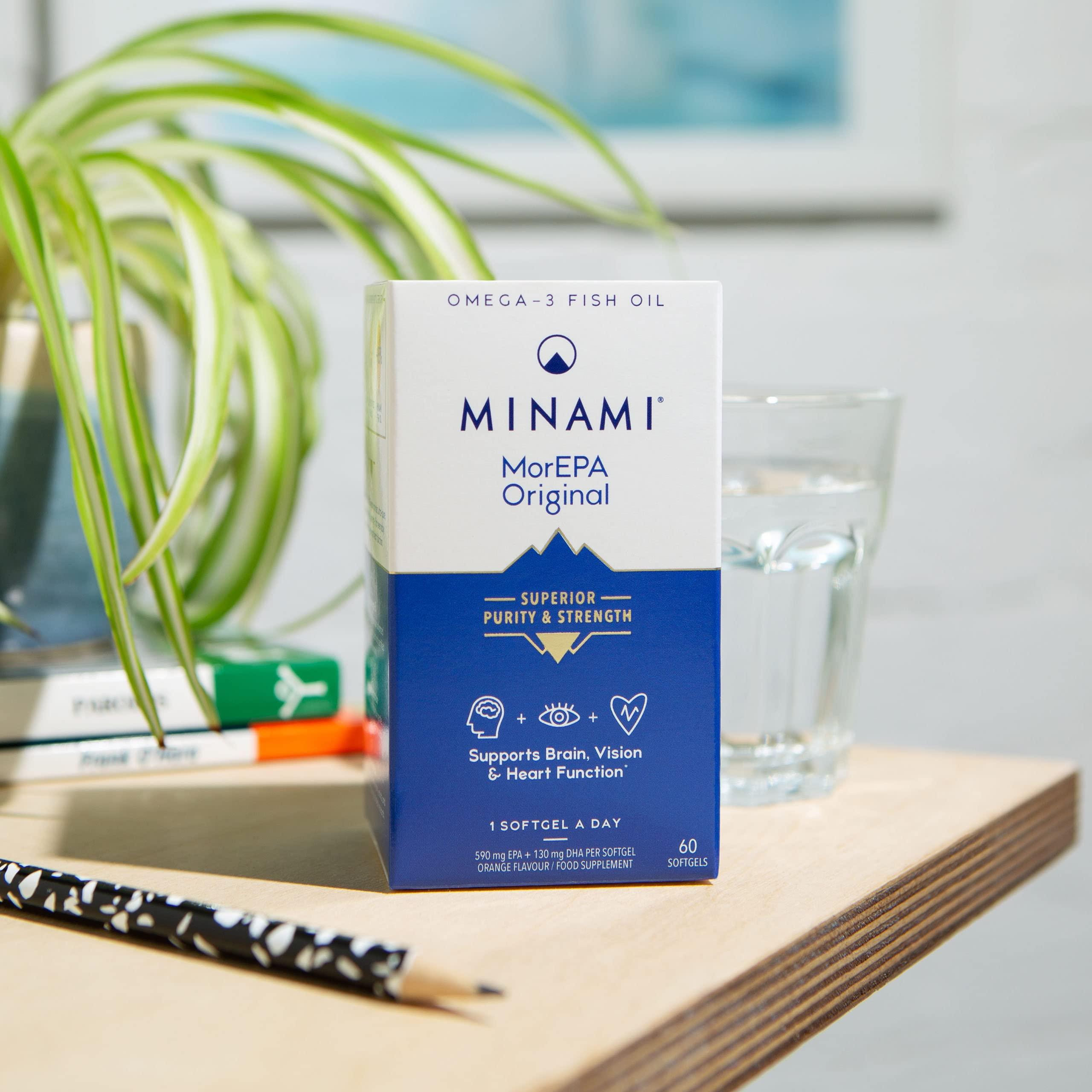 MINAMI Minami Morepa Smart Fats Fish Oil Omega-3 Epa 60 Softgels, 120 g, 701983