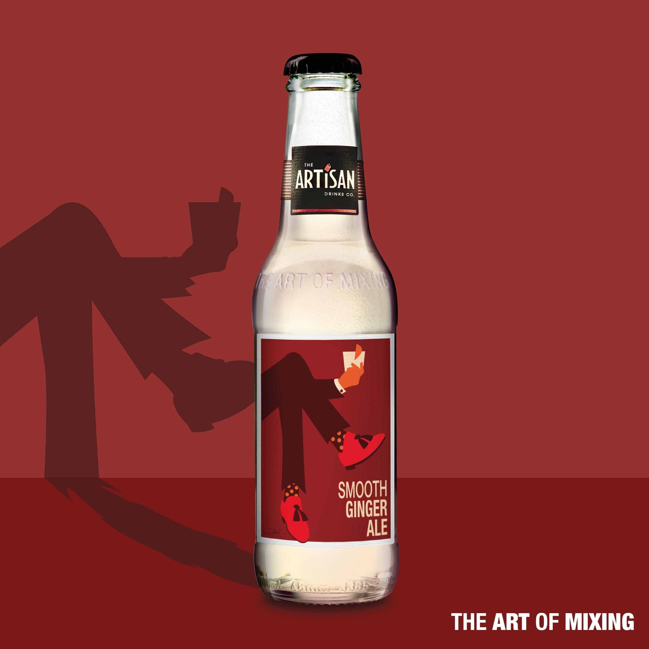 The Artisan Drinks Company The Artisan Drinks Company Smooth Ginger Ale - 200mlx24 Bottles of Ginger Ale - Natural Ingredients - the perfect partner for dark spirits such as Whiskey and Rum
