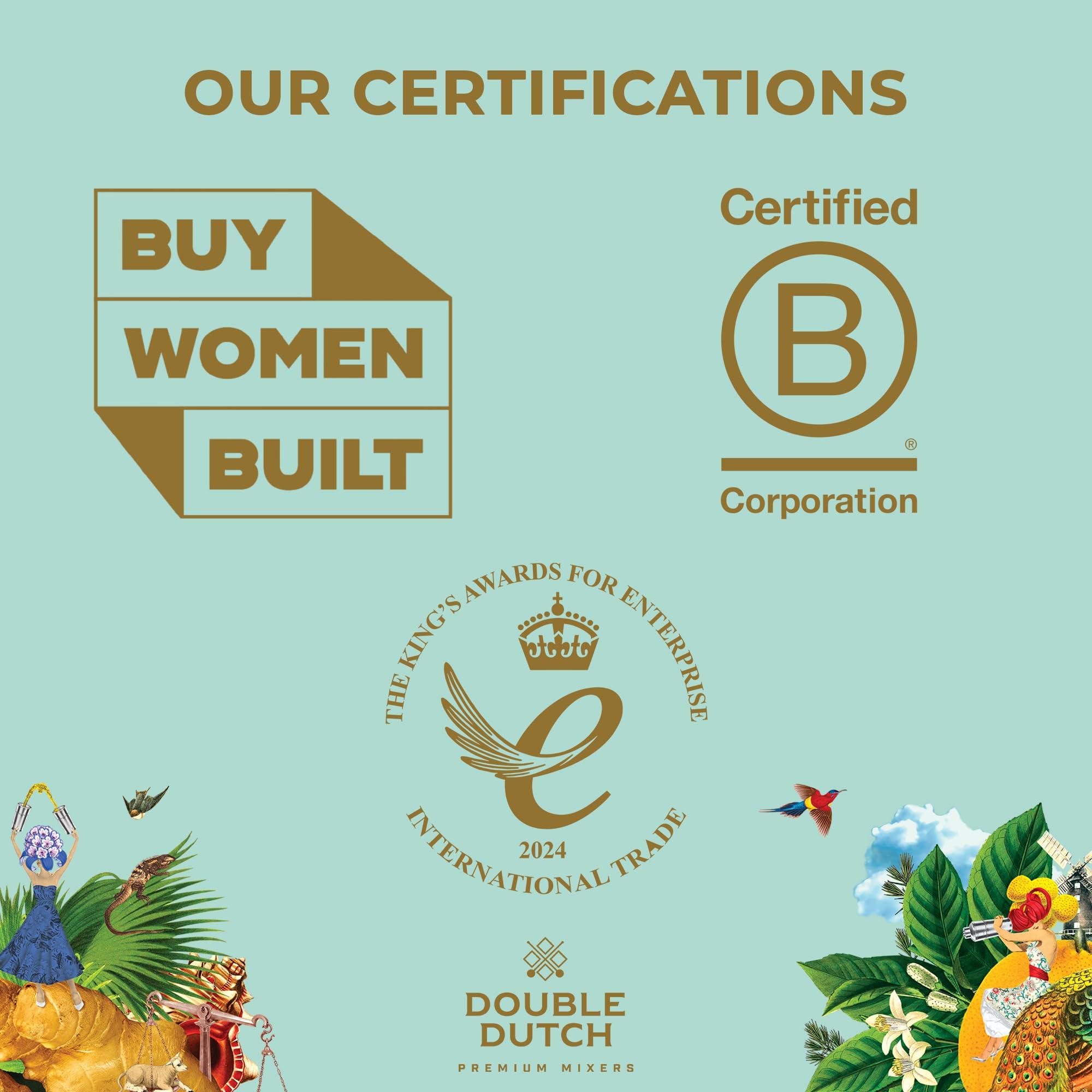 Double Dutch Double Dutch Skinny Tonic Water, 6 x 150ml