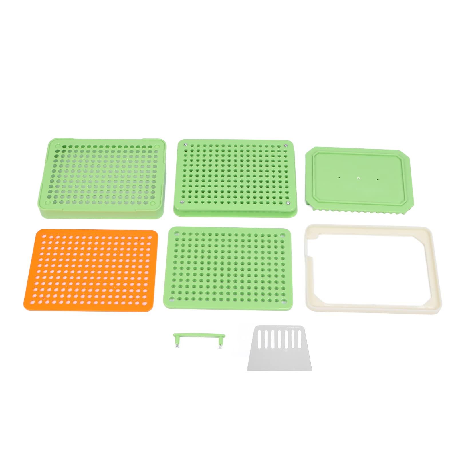 YUYTE 200 Holes #0 Capsule Filling Plate, Semi-Automatic Powder Filler ABS Version of Capsule Filling Machine Counter Organizer Stand