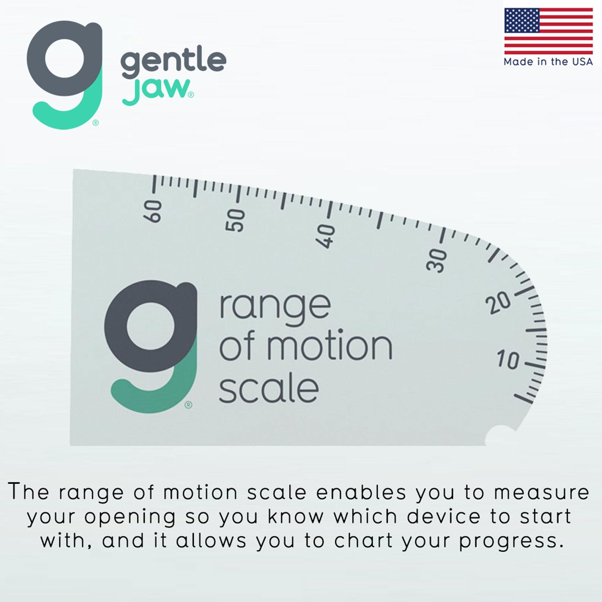 Gentle Jaw Pain Relief Device for TMJ, Grinding, Clenching, Headaches, Trismus & Bruxism Caused by Tight Jaw Muscles. Use Gentle Jaw for Passive Stretching to Relax Your Jaw Muscles; it is Yoga for The Jaw