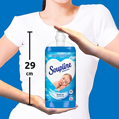 Soupline SOUPLINE - Concentrated Fabric Softener with 56 Washes, 100% Recycled Plastic Bottles 1.3 L Bottle
