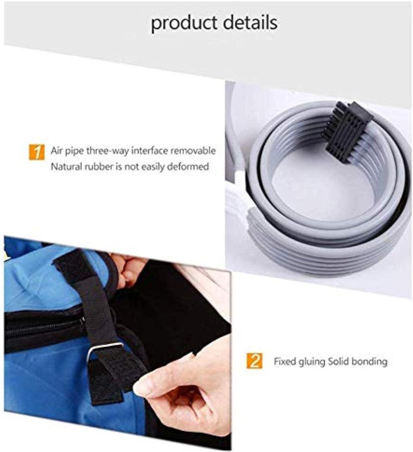 DaoGeSir Pneumatic Leg Massager Air Compression Massager Machine Lymphatic Drainage Leg Massager Foot Ankles Calf Massage Machine for Lymphedema Circulation Swelling Relax Pain Relief