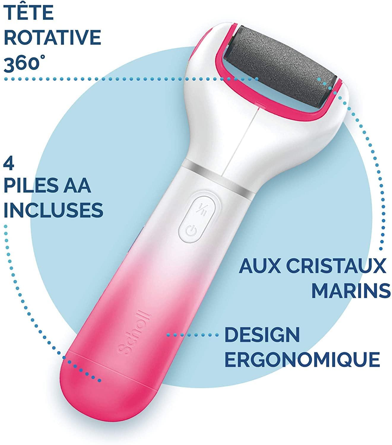 Scholl Scholl Doctor Velvet Smooth Express Pedi Electric Grater Pink