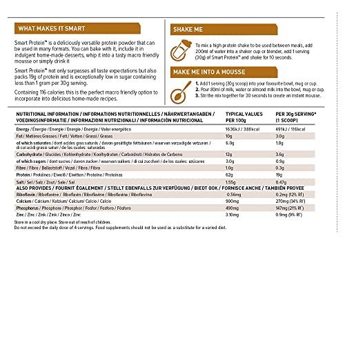 PhD Nutrition Phd Smart Protein, Versatile Shake, Ideal for Shakes, Baking and Deserts, Salted Caramel Flavour, 17 Servings per 510 g Bag