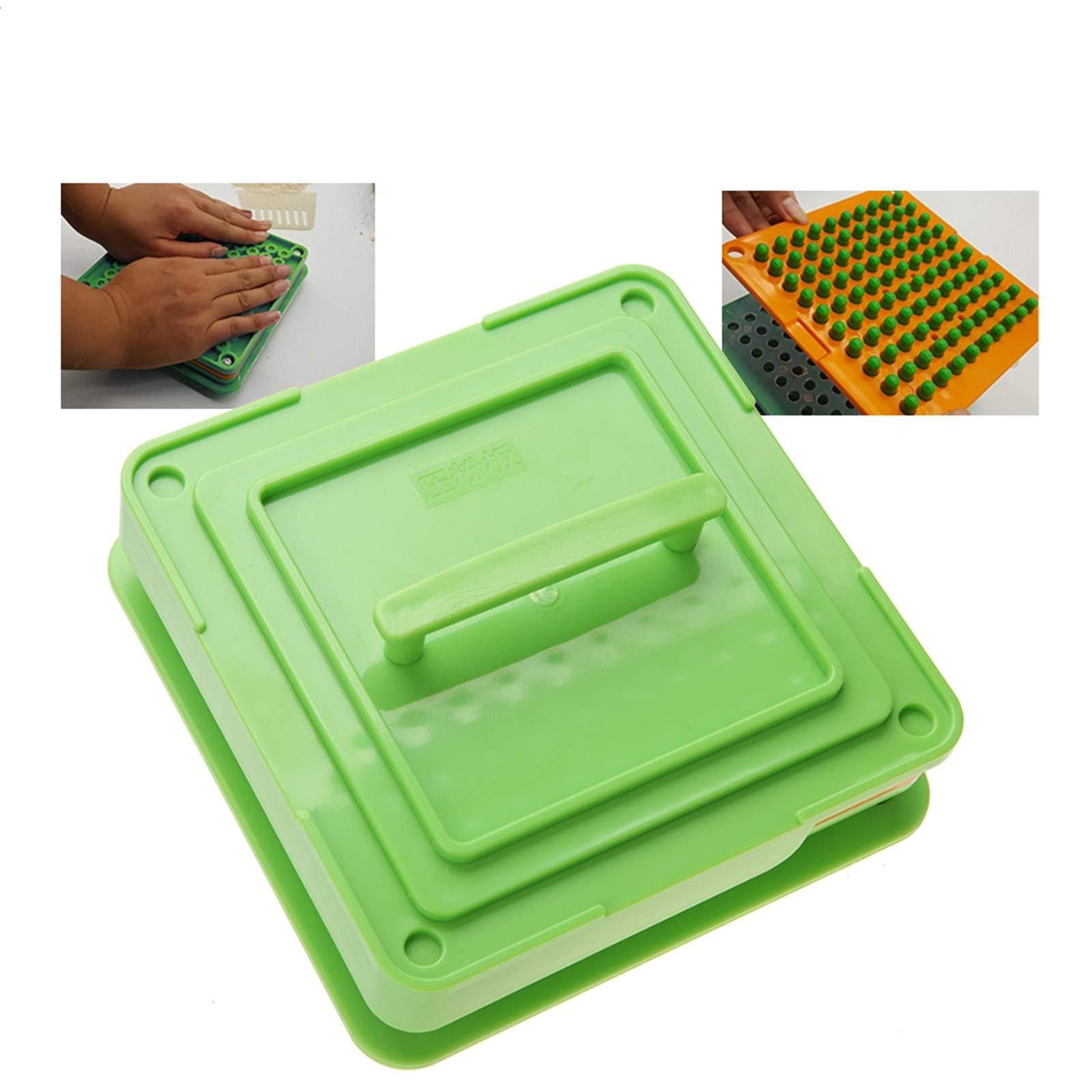 ZJchao Capsule Filling Manual Machine, 2 Types 100 Holes Empty Capsule Filler With Powder Spreader Plates Capsules Filling Tool, certification(00#)