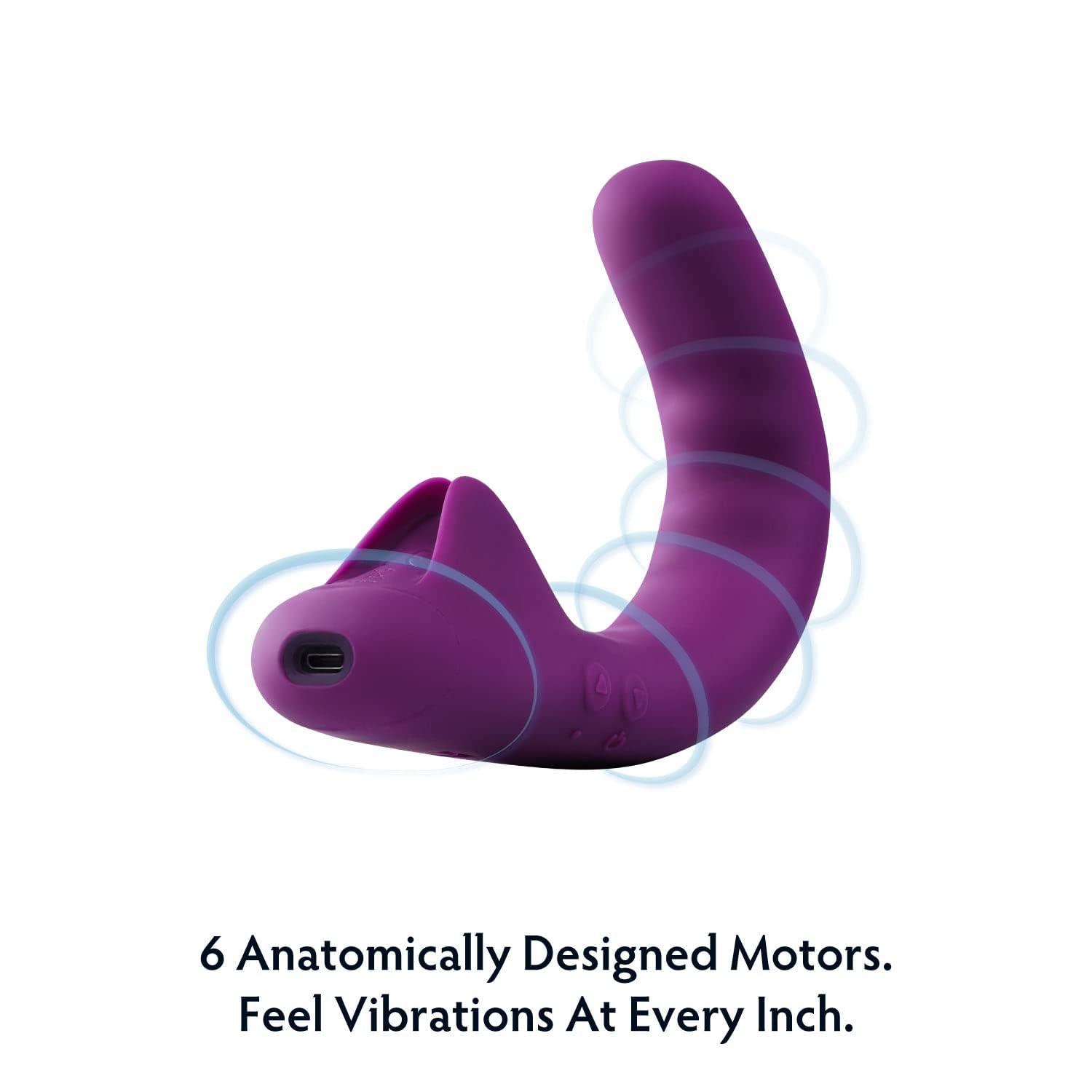 MysteryVibe Crescendo 2, Smart Vibrating Intimate Massager Award-Winning, Ultra-Bendable Vibrator for Pelvic Wellness, Muscle Relaxation&ComfortEnhance Sensation, Support Blood Flow,Promote Natural Lubrication