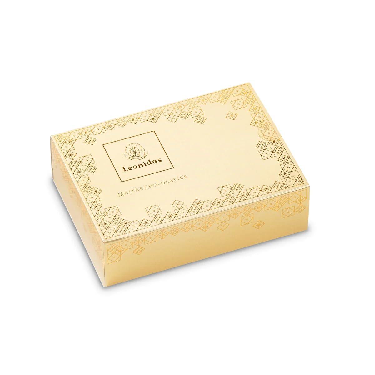 Leonidas Leonidas Gianduja 24 x Pure hazelnut praline chocolates wrapped in gold foil 280g