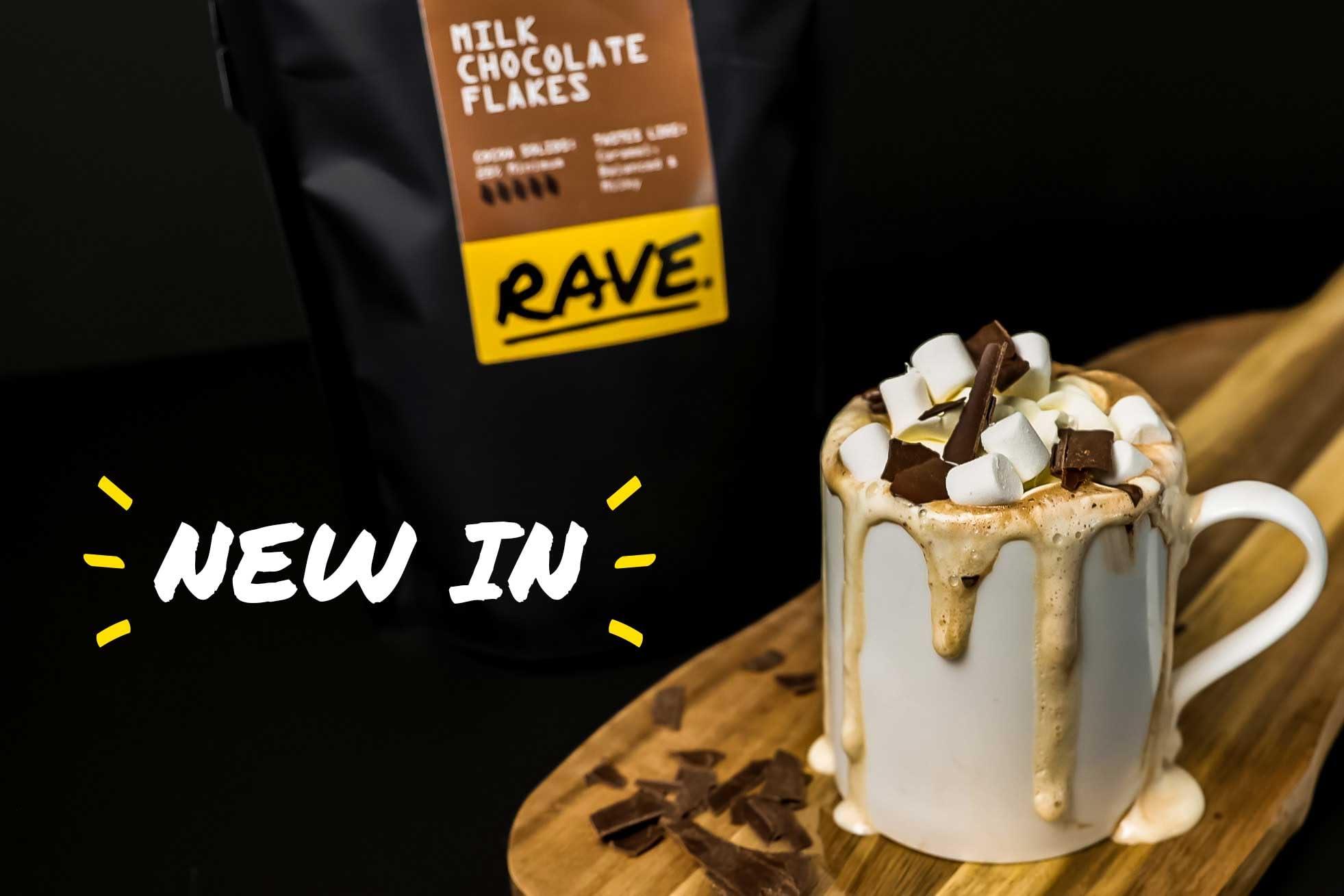 Rave Coffee Rave Coffee Drinking Chocolate Flakes (Milk)