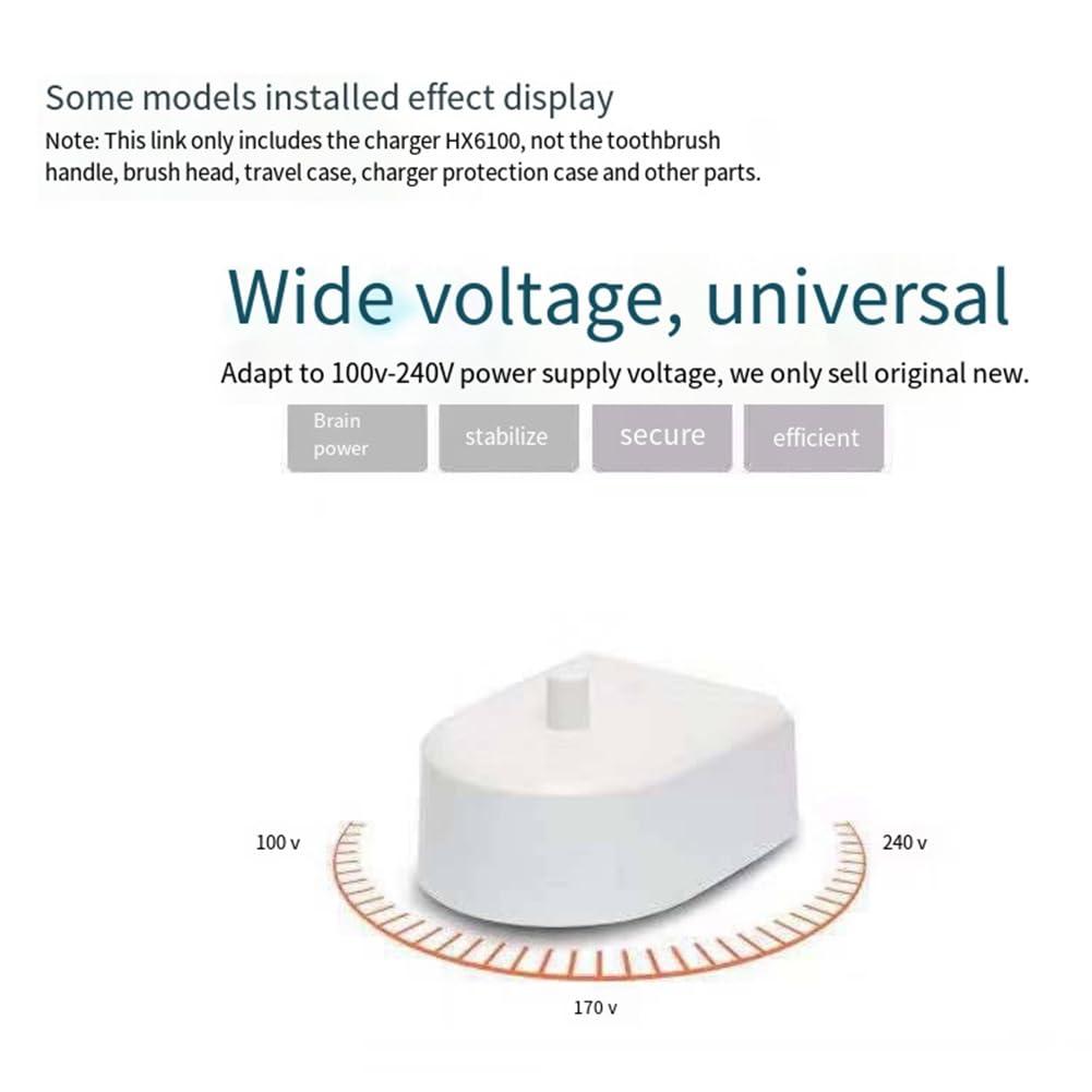 Inkoby Inkoby USB Charging Cable Power Adapter Base for HX2421 HX3216 HX6100 HX6322 HX6511 HX6730 HX6850 Toothbrush Charger