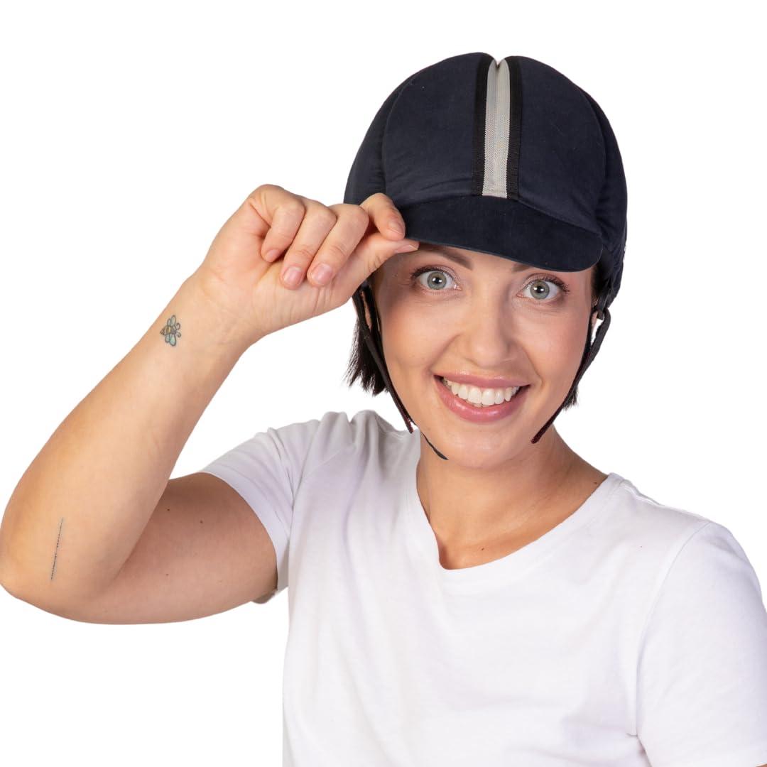 Ribcap Ribcap Hardy Medical Helmet | Navy Blue | Small (53-55 cm) | Protective Medical Helmet for Adults | Padded Helmet For Elderly Falls | Epilepsy Seizure Helmet | Fashionable & No Stigma