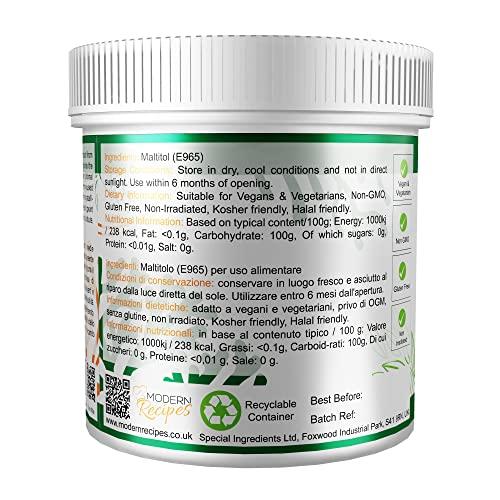 SPECIAL INGREDIENTS Maltitol Powder 5kg Premium Quality, Vegan, Non-GMO, Gluten Free, Non-irradiated Recyclable Container