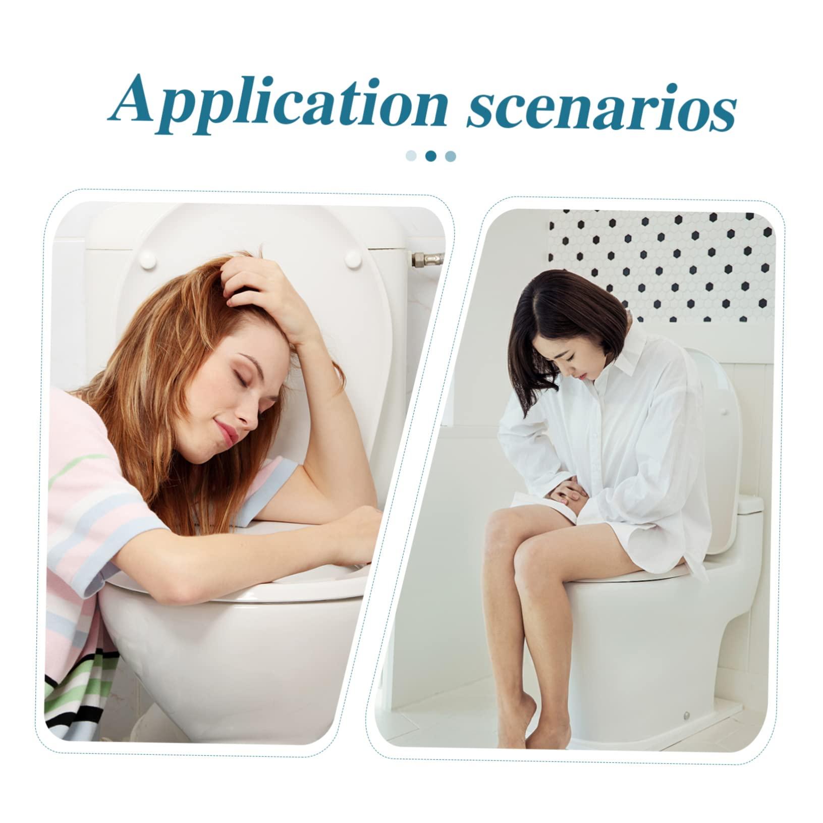 ORFOFE ORFOFE Household Toilet Seat Cover Grey Breathable Water-Resistant Thicken Pad Comfortable for Winter