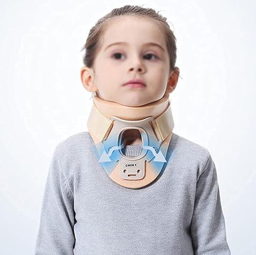LMEIL Kids Neck Support Brace,Children\'s Neck Brace,Baby Torticollis Corrector,Front and Rear Vent Design,Relieve Neck Pain,Suitable for Postoperative Fixation and Joint Support